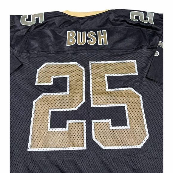 Vintage New Orleans Saints Reggie Bush NFL Reebok Jersey - Picture 4 of 9